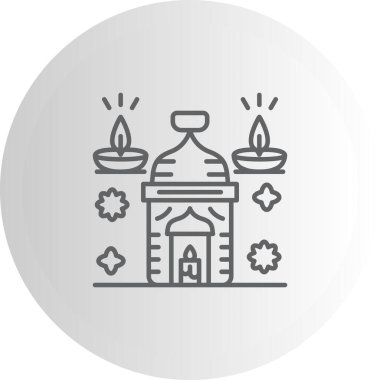 mum ağ ikonu vektör illüstrasyonu