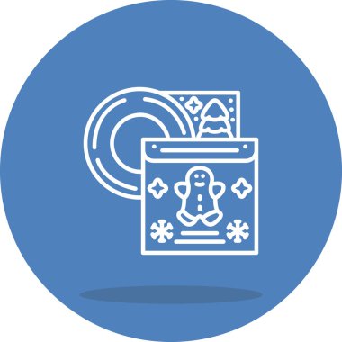 Müzik Albümü Web simgesi vektör çizimi