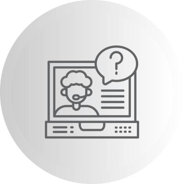 dizüstü bilgisayar simgesi, vektör illüstrasyonu basit tasarım