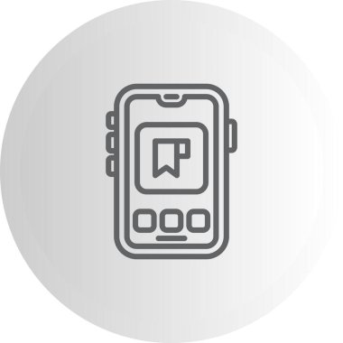 Mobil Defter Belirsiz Asgari Markalaştırma Vektör Varlığı