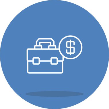 Yatırım konsepti simgesi, vektör illüstrasyonu basit tasarım