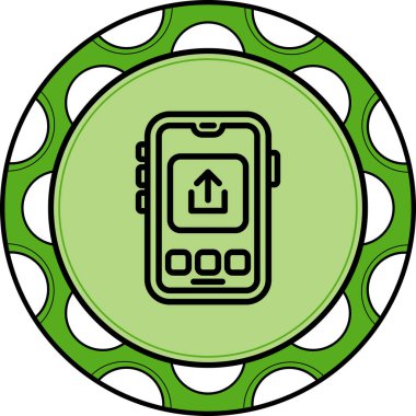 Simge vektör illüstrasyon tasarımı yükle