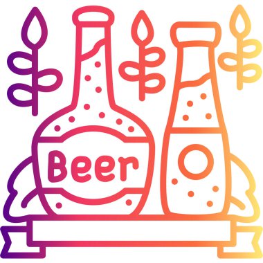 Bira şişesi Dinamik Yaratıcı Dijital Grafik Şekli