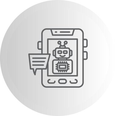 Chatbot Ayırt İşlevsel Damgalama Grafiksel Elementi
