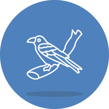 Genel Kuzgun simgesi vektör illüstrasyon tasarımı