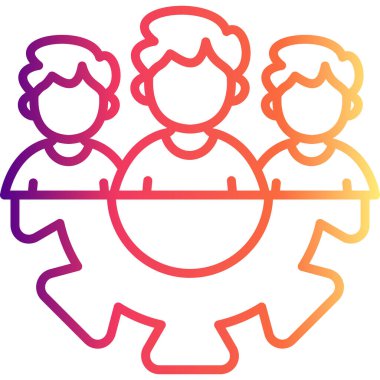 yönetim web simgesi vektör illüstrasyonu