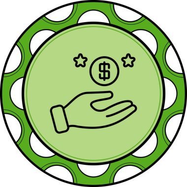 Simge vektör illüstrasyon tasarımını gözden geçir