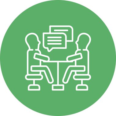  toplantı simgesi vektör illüstrasyon tasarımı