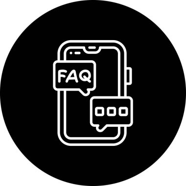 akıllı telefon simgesi, vektör illüstrasyonu basit tasarım