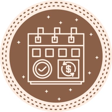 Üyelik Modeli Minimum Düz Kullanıcı Deneyimi Sembolü