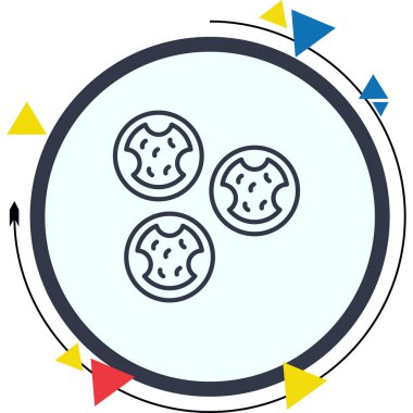 Chlorella Vulgaris Yüksek Kaliteli Modern Vektör Elementi