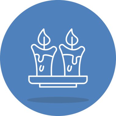 mum ağ ikonu vektör illüstrasyonu