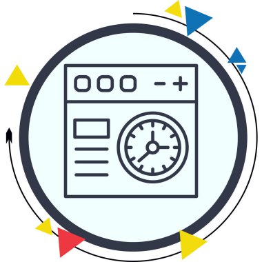  toplantı simgesi vektör illüstrasyon tasarımı