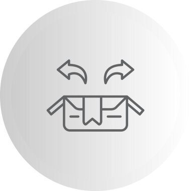 gönderme web simgesi vektör illüstrasyonu