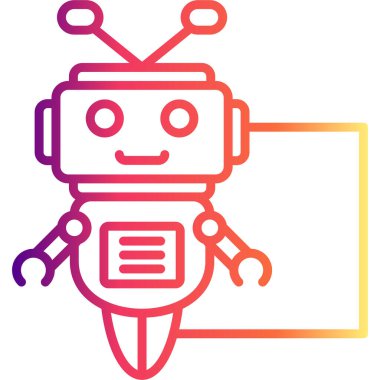 Sohbet robotu yardımcı simgesi, çevrimiçi destek