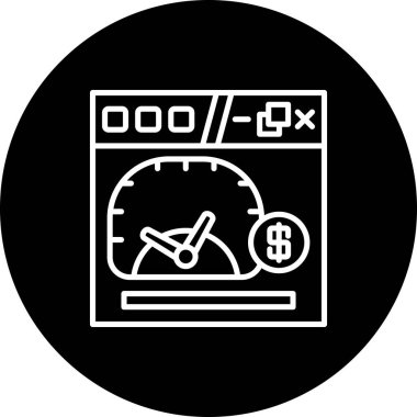 Web Sitesi Satır Simgesi, Basit Görüntü Beyaz Arkaplanda İzole Edildi