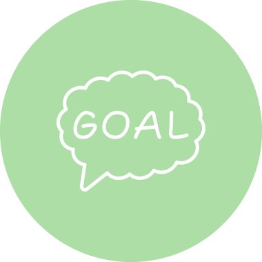 Konuşma balonu çizgisi simgesi, metin basit illüstrasyonlu web etiketi