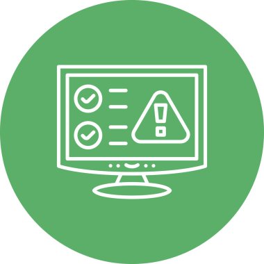 Kriterler Yüksek Çözünürlüklü Düz Tasarım Sembolü