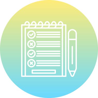 Proje web simgesi vektör illüstrasyonu