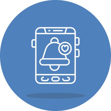 Anımsatıcı modern simgesinin vektör illüstrasyonu