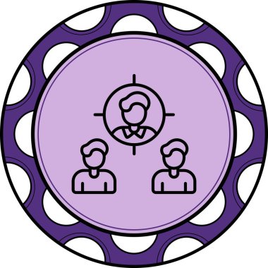 yönetim web simgesi vektör illüstrasyonu