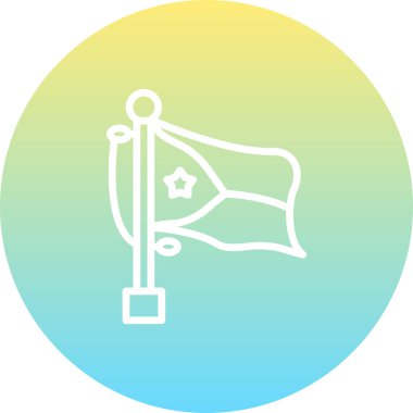 Cibuti simgesinin ulusal bayrağı, tasarım ögesi