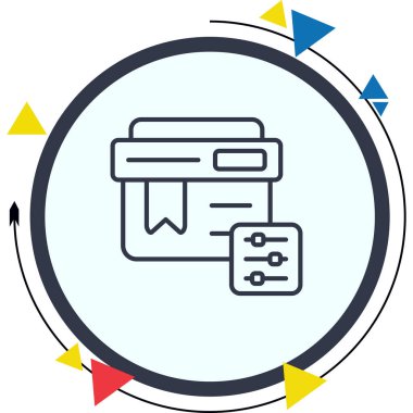 Ürün Filtresi Simgesi, Basit İllüstrasyon