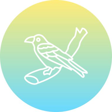 Genel Kuzgun simgesi vektör illüstrasyon tasarımı