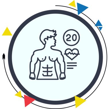 Kas ağı simgesi vektör illüstrasyonu