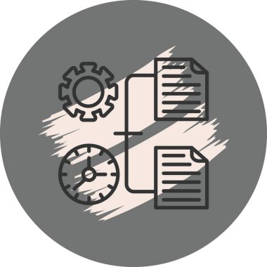 Zaman Yönetimi Gelişmiş İşlevsel Web Arayüzü Sembolü