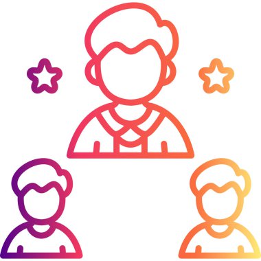 Web simgesi vektör illüstrasyonuna öncülük eder