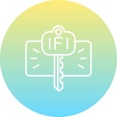 Yabancı Anahtar Dengeli Markalaştırma Vektörü Sembolü