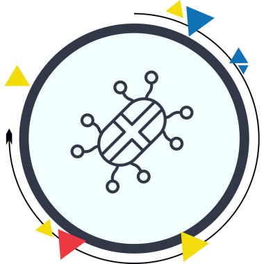 Hap Yaratıcı Yüksek Çözünürlüklü Grafik Elementi