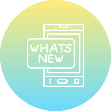 Yeni Web simgesi vektör illüstrasyonuName