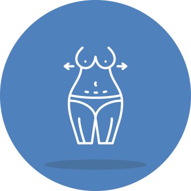 İnsan Vücut Tarzı İşlevsel Web Arayüzü Elementi