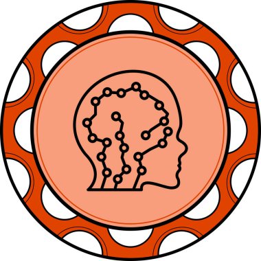 Nöral Ağ Premium Çağdaş Düz Vektör Özelliği