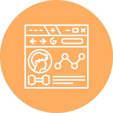 Kullanıcı Profili Profesyonel Asgari Yaratıcı Grafik Nesnesi