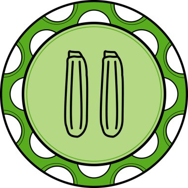 Kabak Ayırıcı Profesyonel Yaratıcı Grafik Elementi