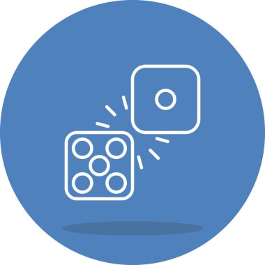 Domino web simge vektör çizim