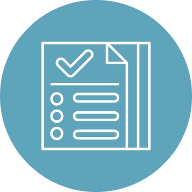 Belge Simgesi. Web Kullanımı için Basit Vektör İllüstrasyonu.