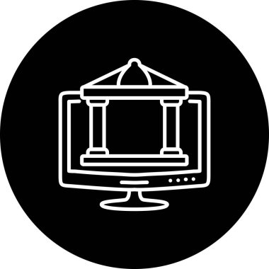 Çevrimiçi Mahkeme Yüksek Çözünürlüklü Sanat Sembolü