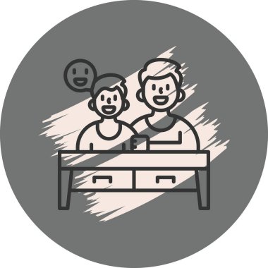 Üst web simgesi vektör illüstrasyonu