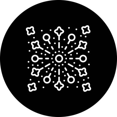 Diwali Havai fişekleri Minimum Dijital Tasarım Özelliği