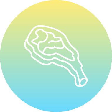 Et basit simgesinin vektör illüstrasyonu