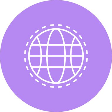 Genel Satır Simgesi, Vektör İllüstrasyonu