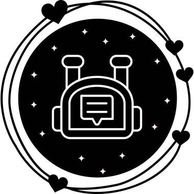 ileti web simgesi vektör illüstrasyonu