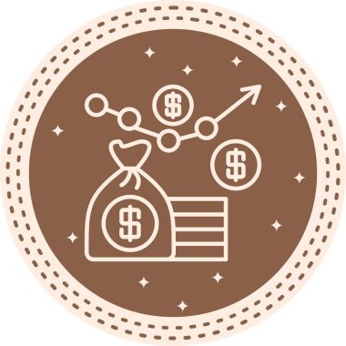 Pazarlama simgesi vektör illüstrasyon tasarımı