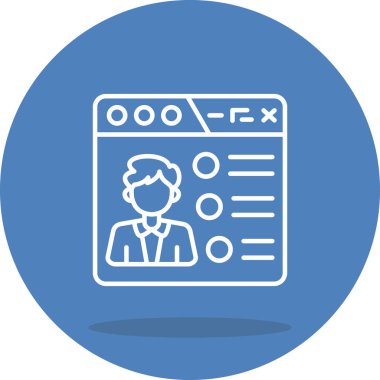 Çevrimiçi Kayıt Minimum Yüksek Çözünürlüklü Vektör Düzeni