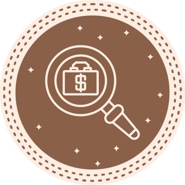 Arama İş Yaratıcı Modern Düz Vektör Tasarımı