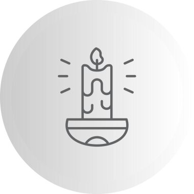 mum ağ ikonu vektör illüstrasyonu